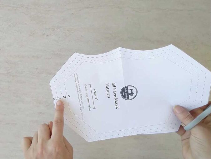 3D Face Mask DIY How To Make A Simple 3D Mask At Home ⋆ Hello Sewing