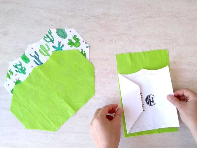 3D Face Mask DIY How To Make A Simple 3D Mask At Home ⋆ Hello Sewing