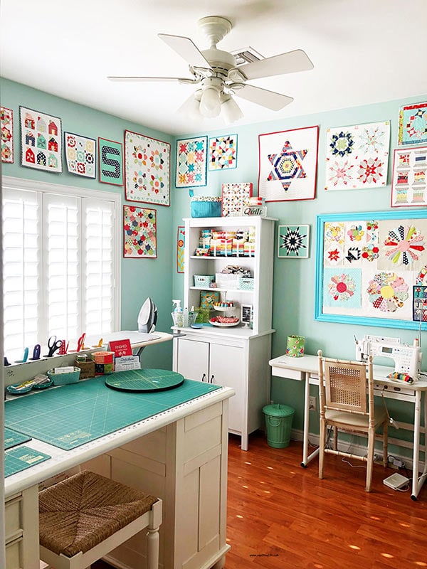 Quilting room idea