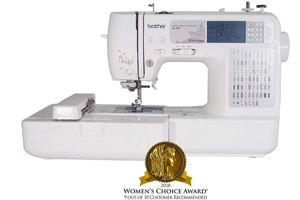 Brother SE400 sewing machine takes the embroidery to the next level