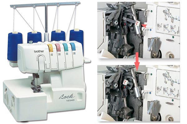 Brother 1034D  Brother 1034D 3/4 Thread Serger & Overlocker