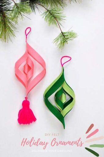 15+ Diy Felt Christmas Ornaments For Unique And Memorable Holidays ⋆ 