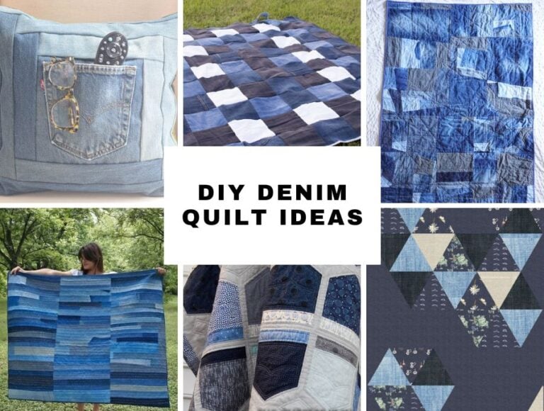 17+ DIY Denim Quilt Ideas [Great for Upcycling Old Jeans]