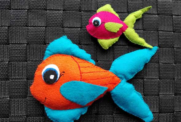 Felt fish