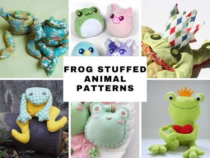 Frog stuffed animal patterns