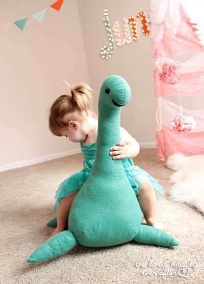 free lock ness monster stuffed animal pattern