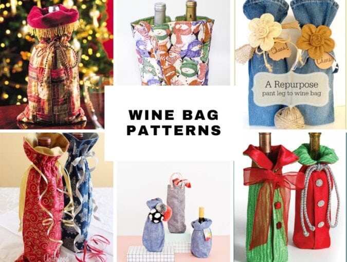 wine bag patterns