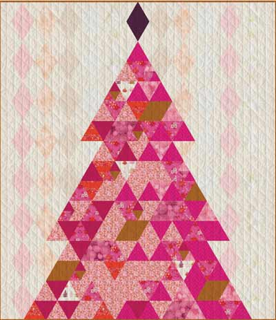 All is bright triangle quilt pattern