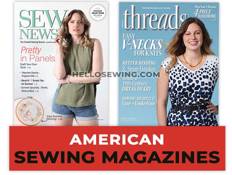 american / us sewing magazines