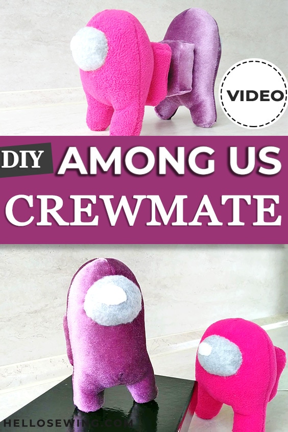 among us stuffed animal diy