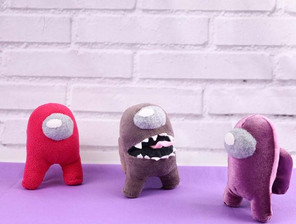 among us plush diy