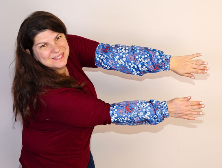 DIY Arm Sleeves // Short or Long Oversleeves Sewing Pattern + VIDEO