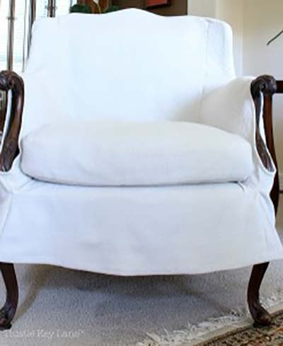 DIY Armchair Slipcover