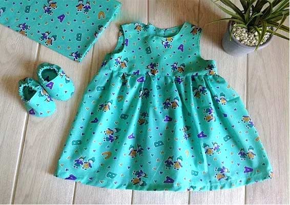 simple and easy baby girl dress pattern