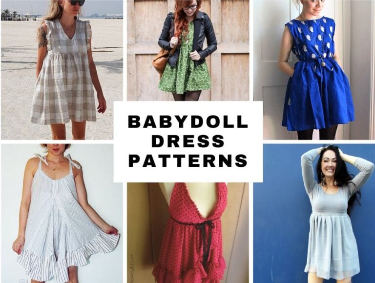 Free Babydoll dress patterns for Women and Girls