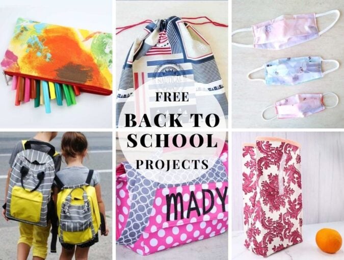 easy back to school sewing projects