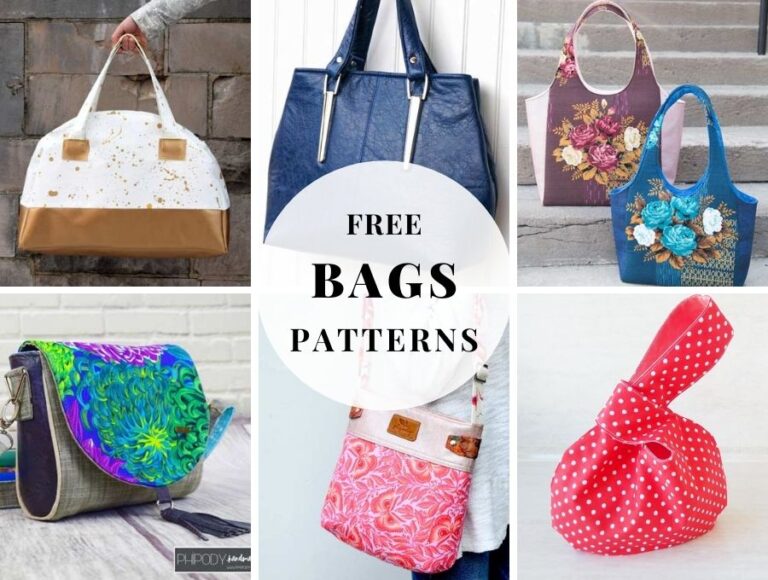 25+ Free Bag Sewing Patterns YOU Can Sew