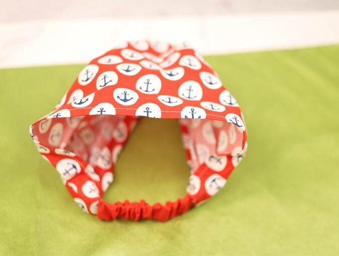 DIY Bandana Headband With Elastic For Girls Or Guys Hello Sewing   Bandanna Headband Diy View Behind 675x510 