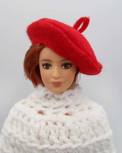 barbie beret hat