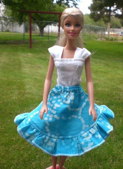 barbie skirt pattern