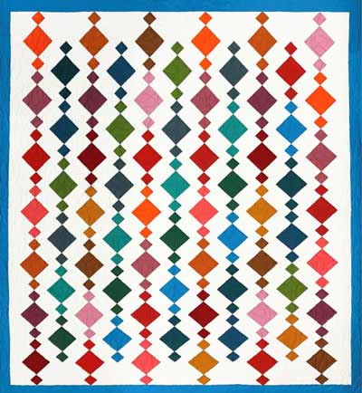 Beads – chandelier quilt template