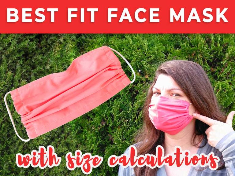 Best FITTING Face Mask with Size Calculations for Custom Fit