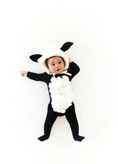 black sheep baby costume