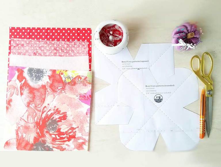 How To Make Soup Bowl Cozy Pattern And VIDEO Tutorial ⋆ Hello Sewing