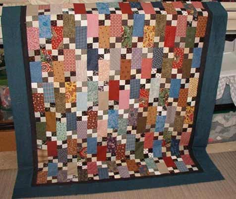 Bricks & Stepping Stones quilt pattern