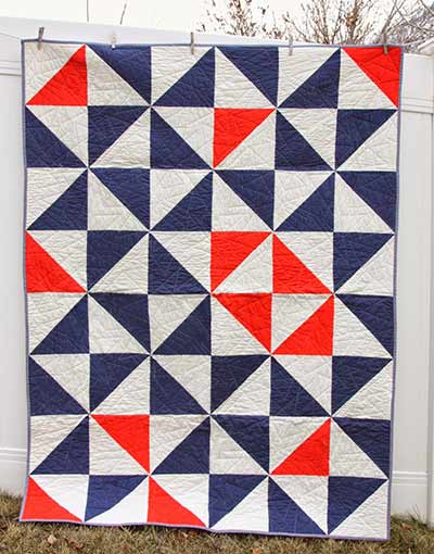Broken dishes - simple quilt pattern