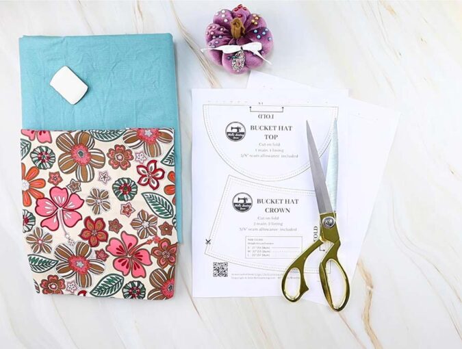 How To Make A Bucket Hat Reversible Bucket Hat Pattern (VIDEO) ⋆
