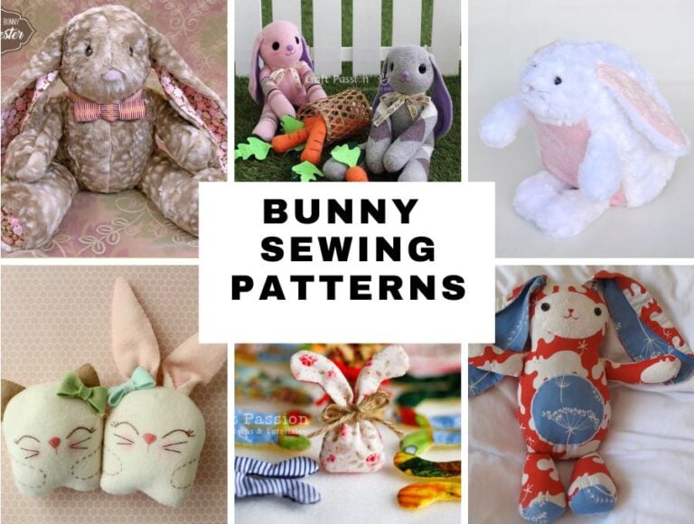 33+ Bunny Sewing Patterns [FREE]