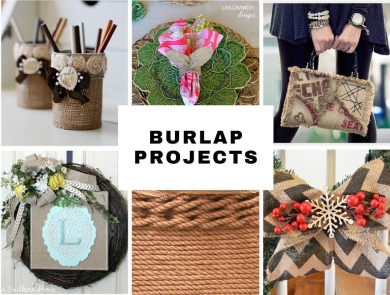 42 Burlap Projects (Sew and NO-sew crafts)