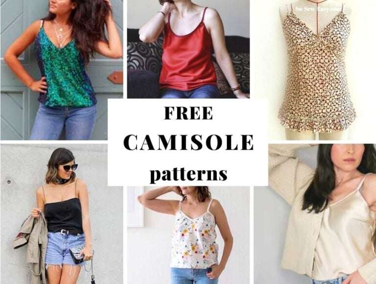 10+ Free Camisole Sewing Patterns to Stylish Ladies