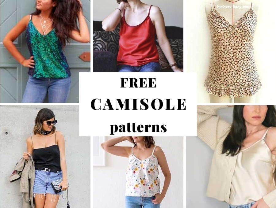 The Perfect Beginner Sewing Project - DIY Easy Camisole! + FREE Pattern 