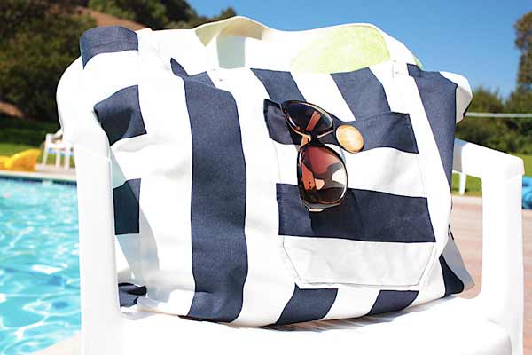 Canvas Beach bag for beginners
