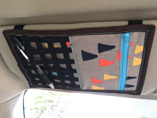 car visor organizer