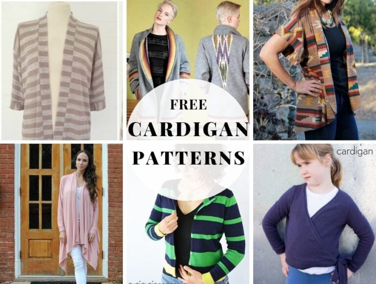 15+ Cardigan Sewing Patterns and FreeTutorials