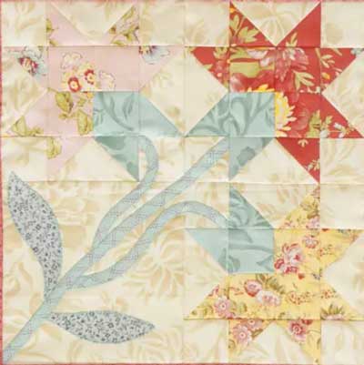 Carolina Lily Tabletop Quilt