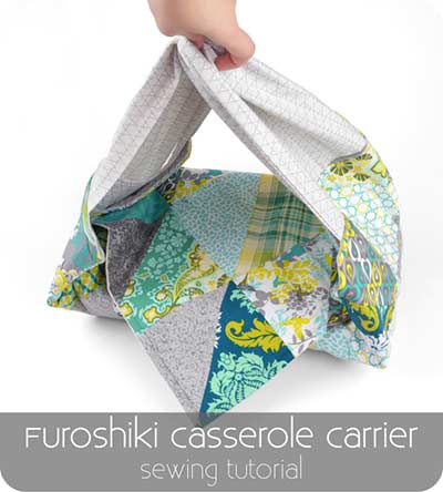 furoshiki casserole carrier pattern