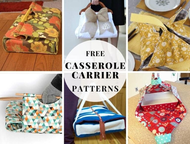 12+ Casserole Carrier Patterns and Tutorials for Your Next Potluck