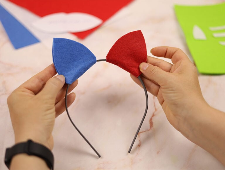 DIY Cat Ear Headband ⋆ Hello Sewing