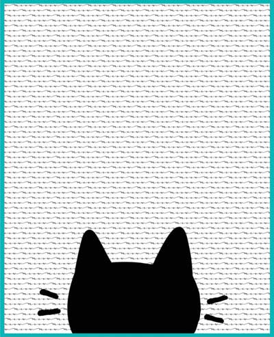 Cat silhouette quilt