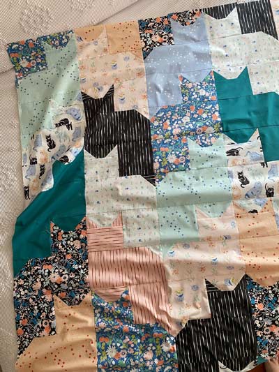 Cats on Cats Quilt Tutorial