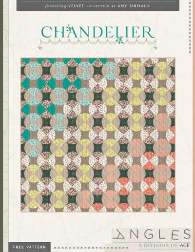 AGF chandelier quilt template