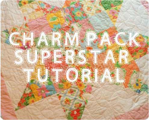 Charm Pack Superstar Quilt