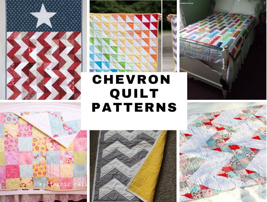 Dazzling Chevron Quilt Patterns ⋆ Hello Sewing