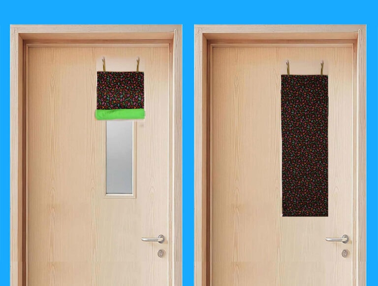 DIY Classroom Door Security Curtain (Intruder Curtain)