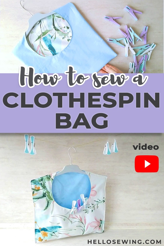 Clothespin Bag - Free Sewing Pattern