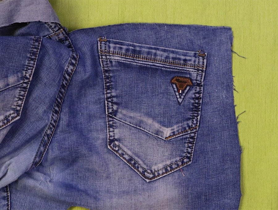 coffee cup coaster upcycling jeans